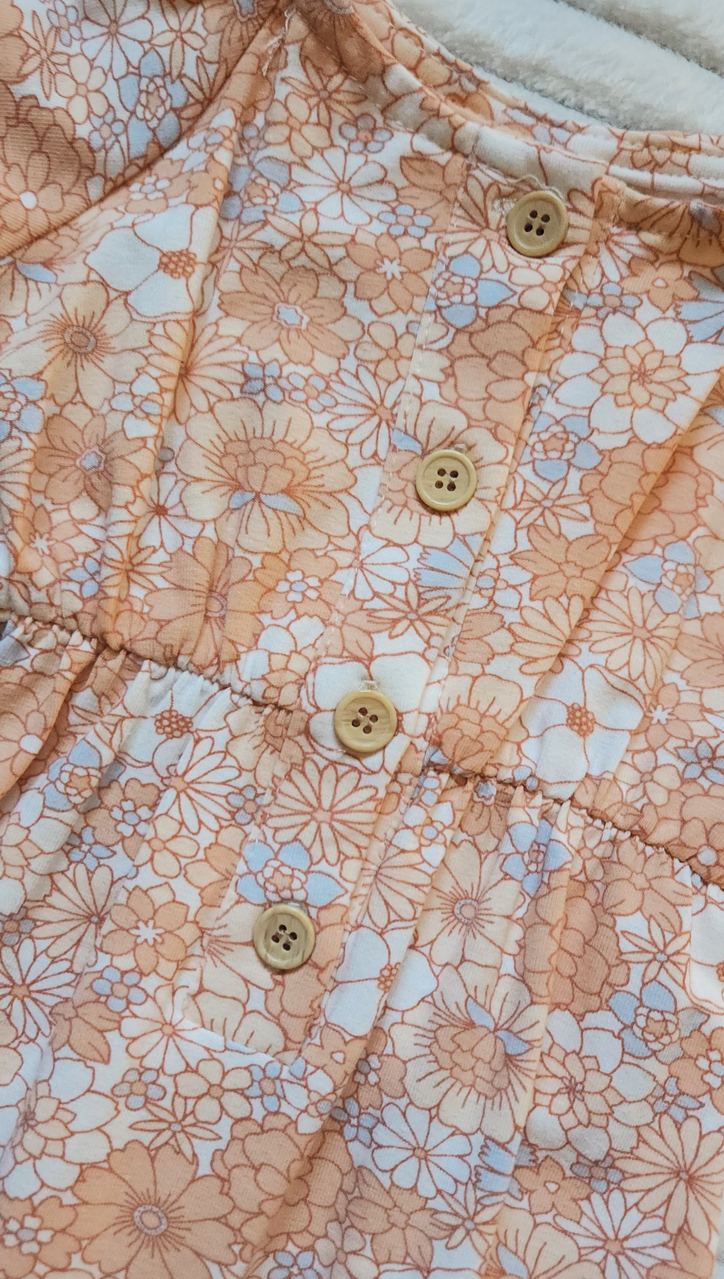 Mommy's Sunshine Floral Coveralls | 3-Piece