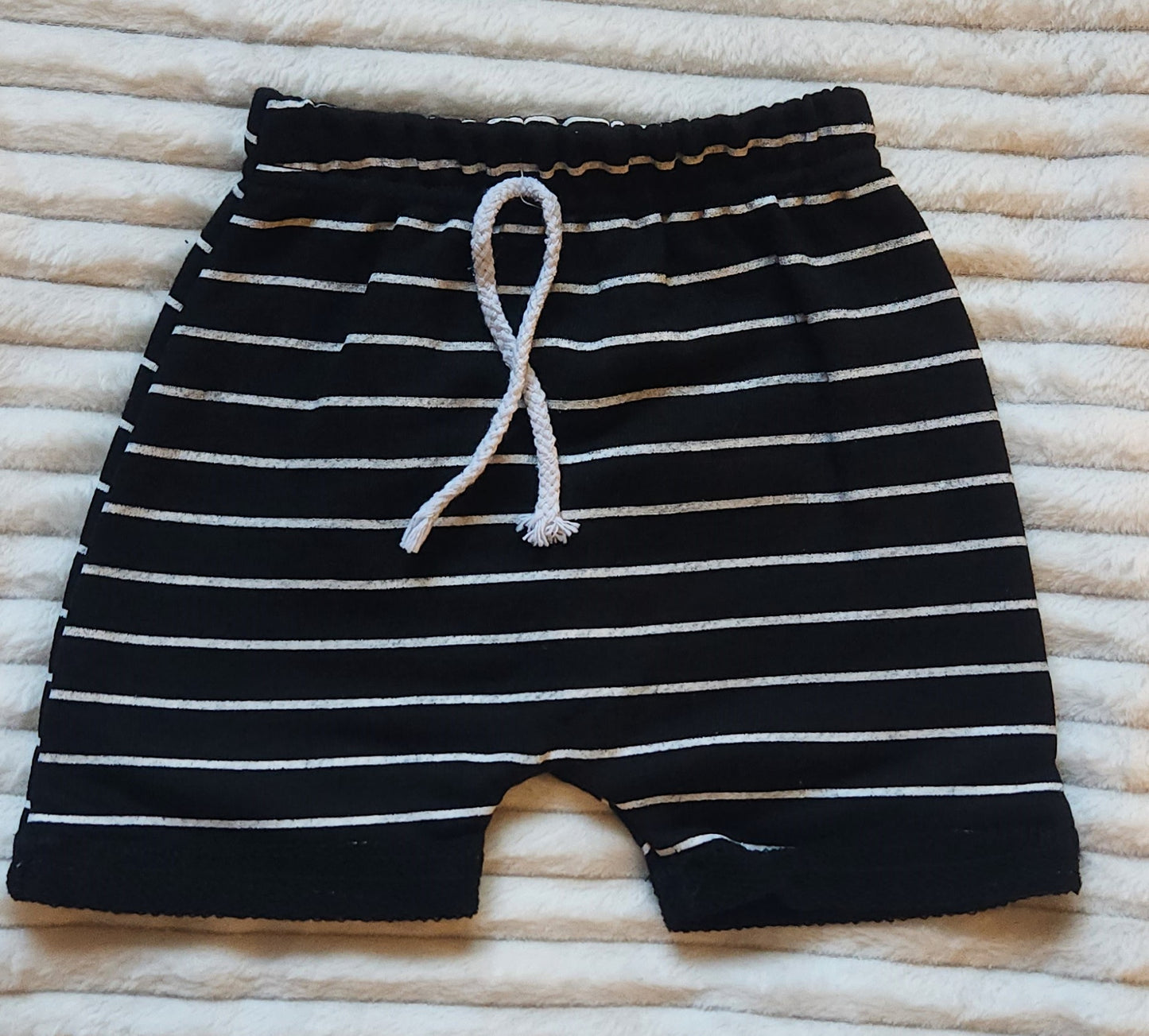 Carson Striped Summer Set - Black