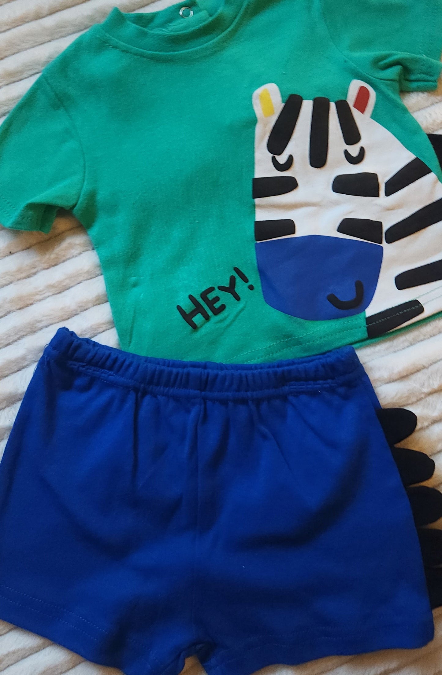 Boys' 3-Piece Zebra Short Set