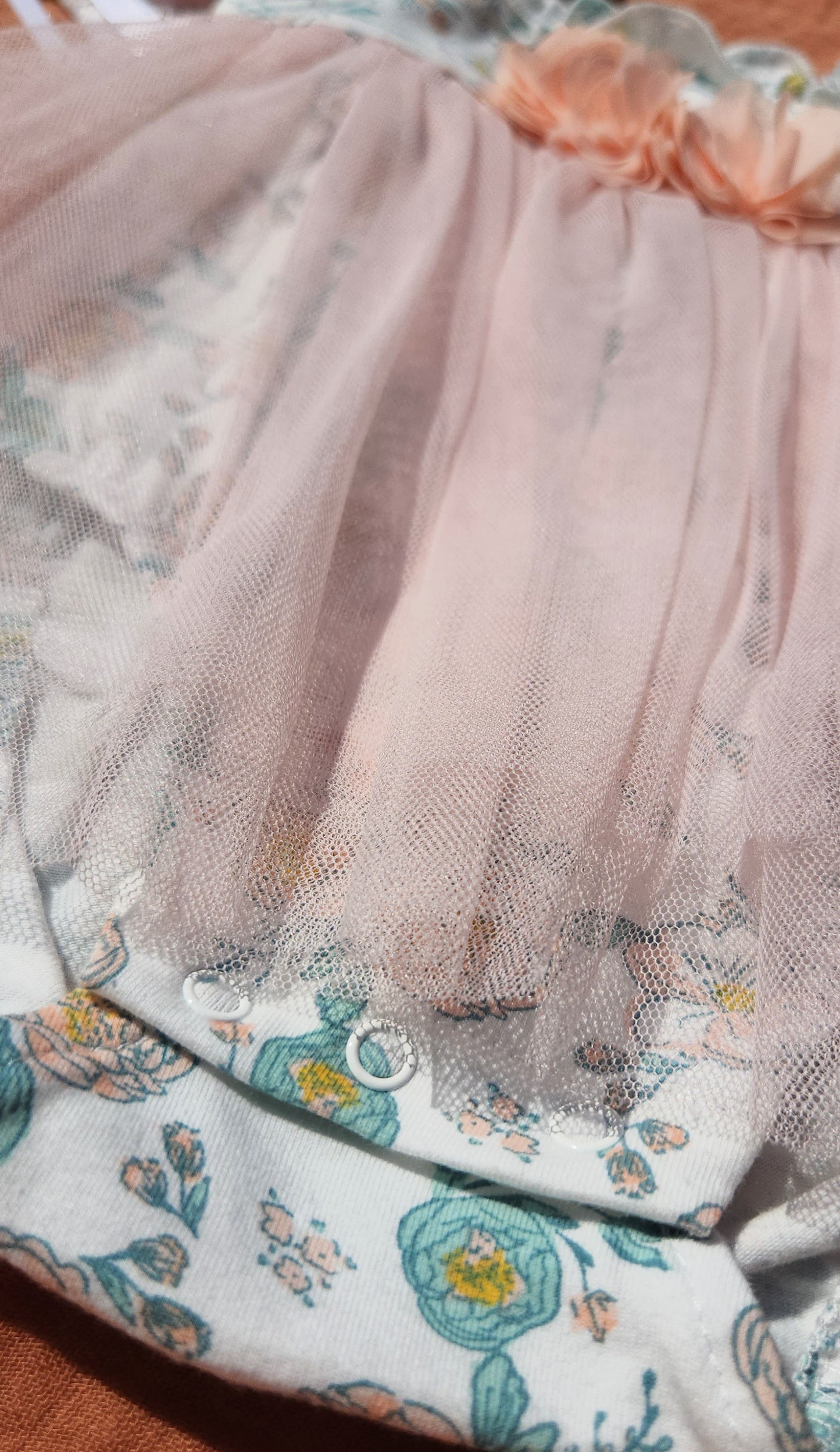 Girls 2pc Tutu Set: Pink Floral