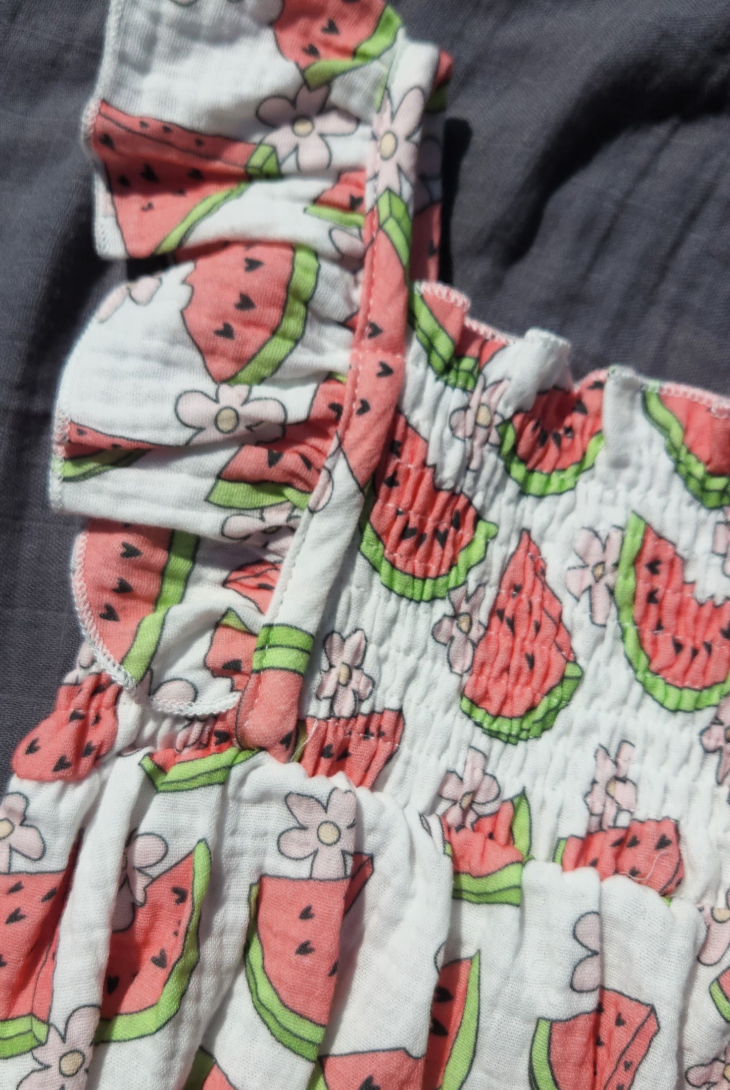 Fruit Scrunch Romper with Headband