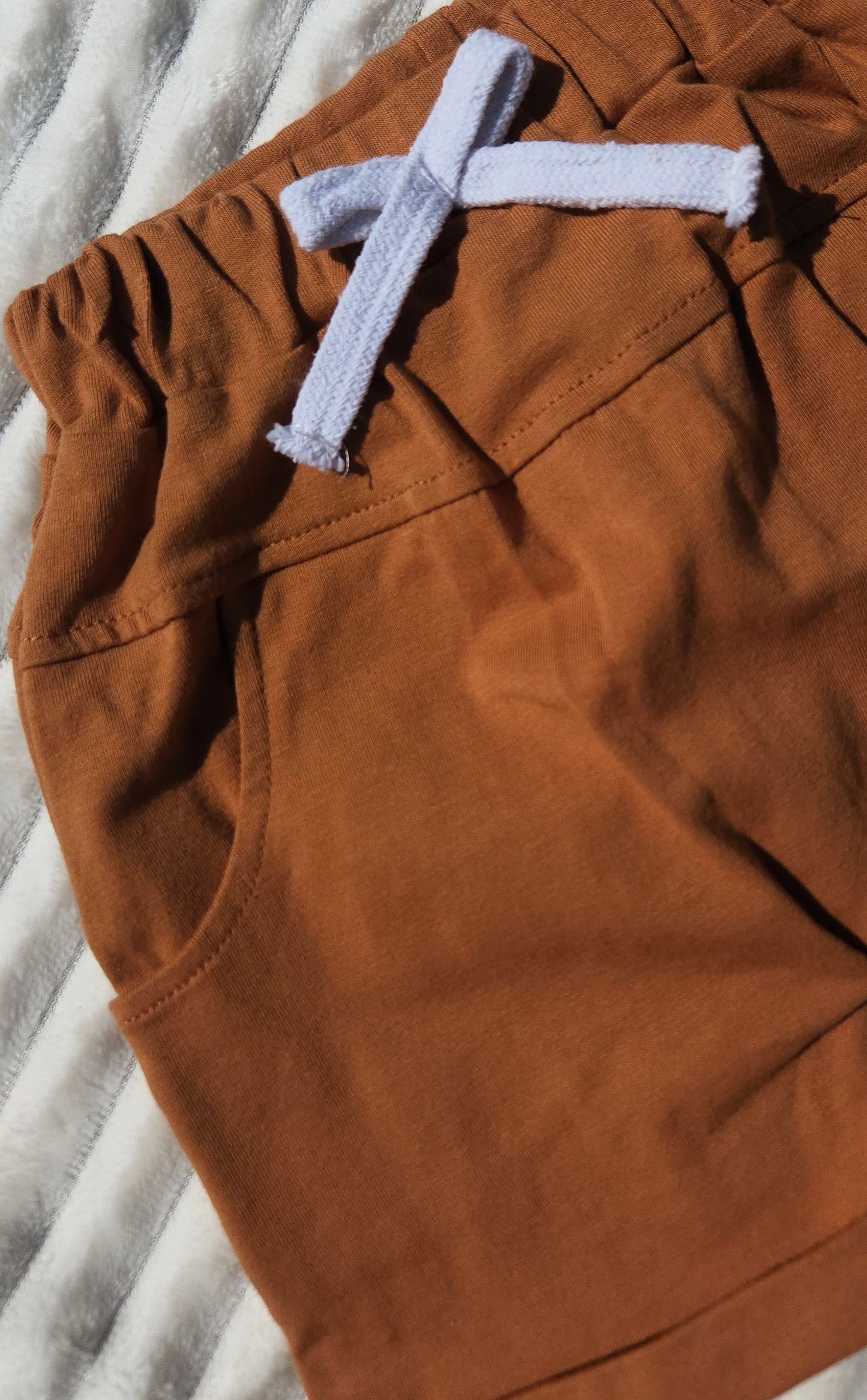 Brown Casual Shorts