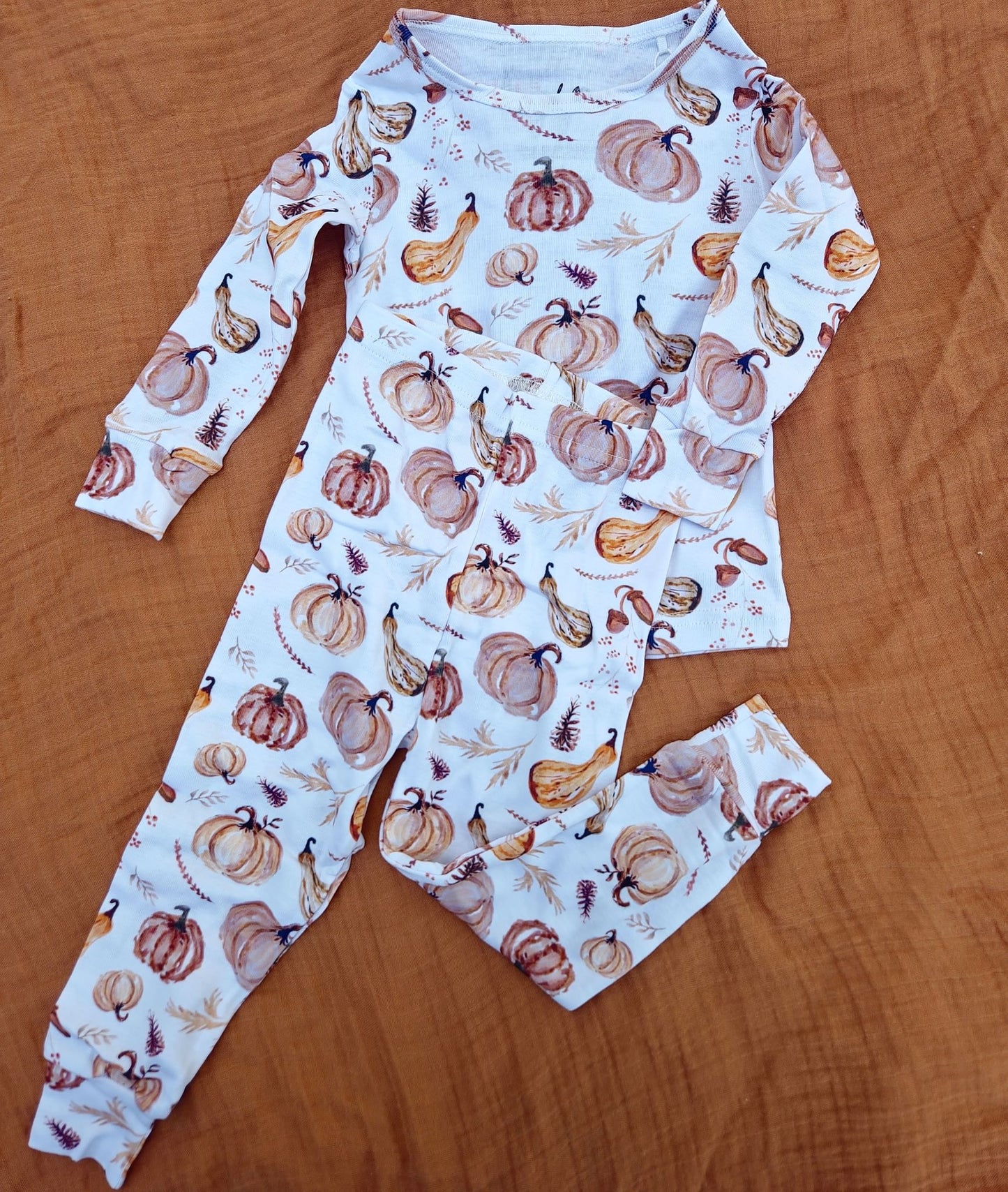 2-Piece Pumpkin Pajamas