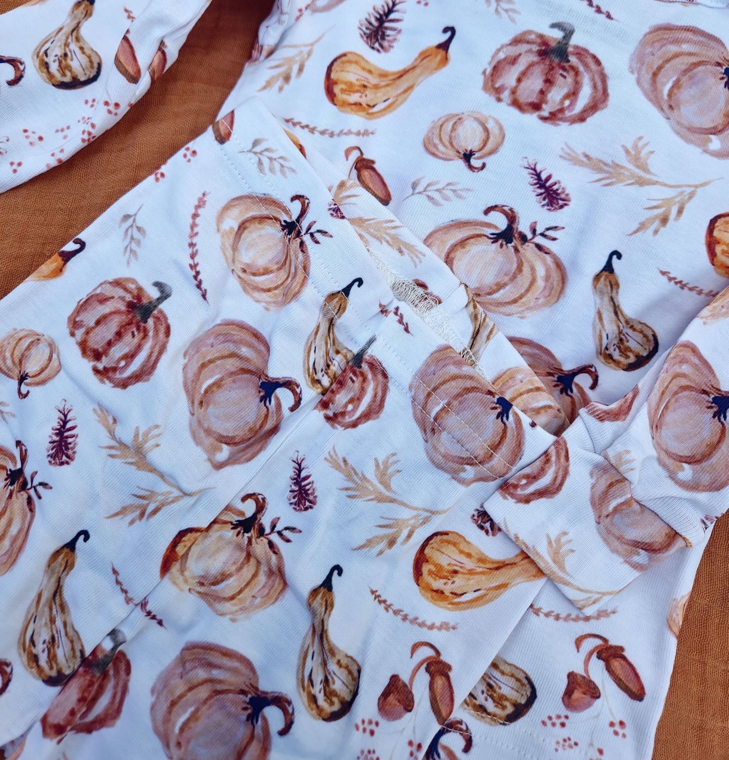 2-Piece Pumpkin Pajamas