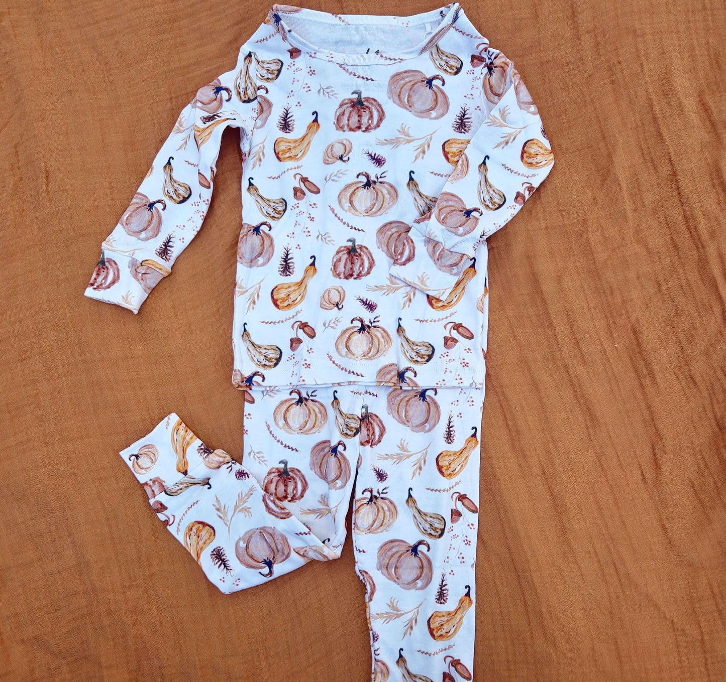 2-Piece Pumpkin Pajamas