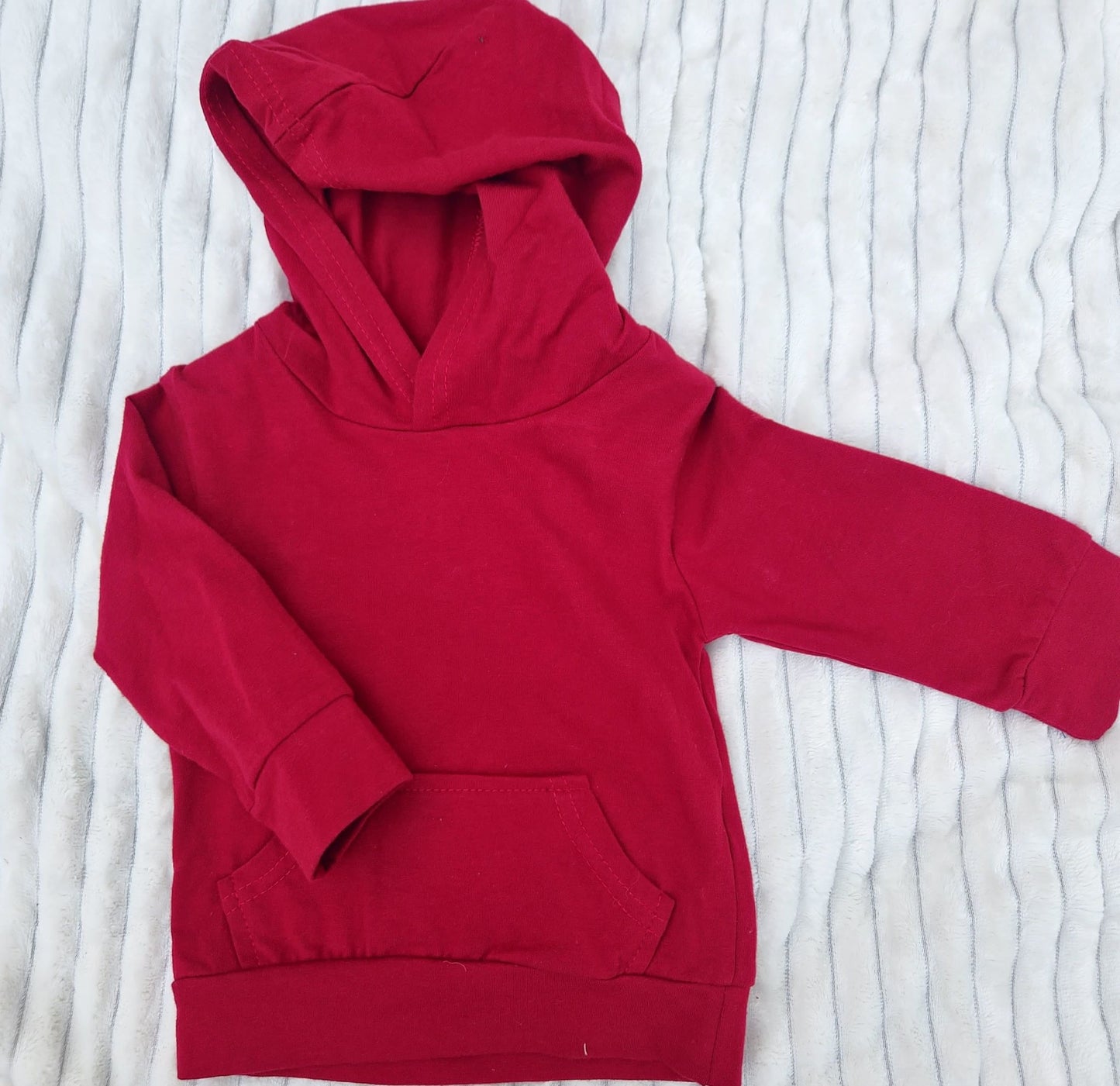 Hoodie and Tie-dye Joggers Outfit - Red