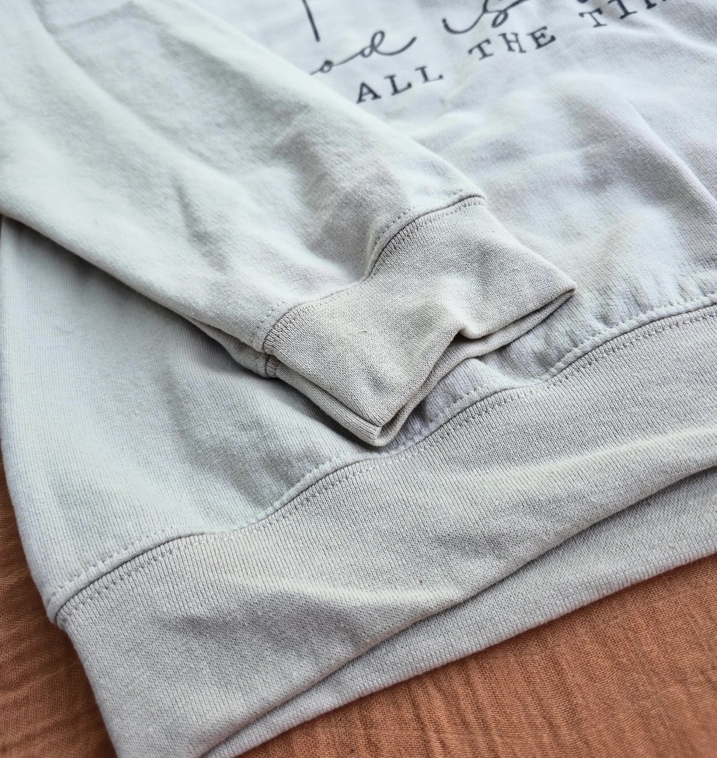 God is Good Floral Crew Neck Sweatshirt