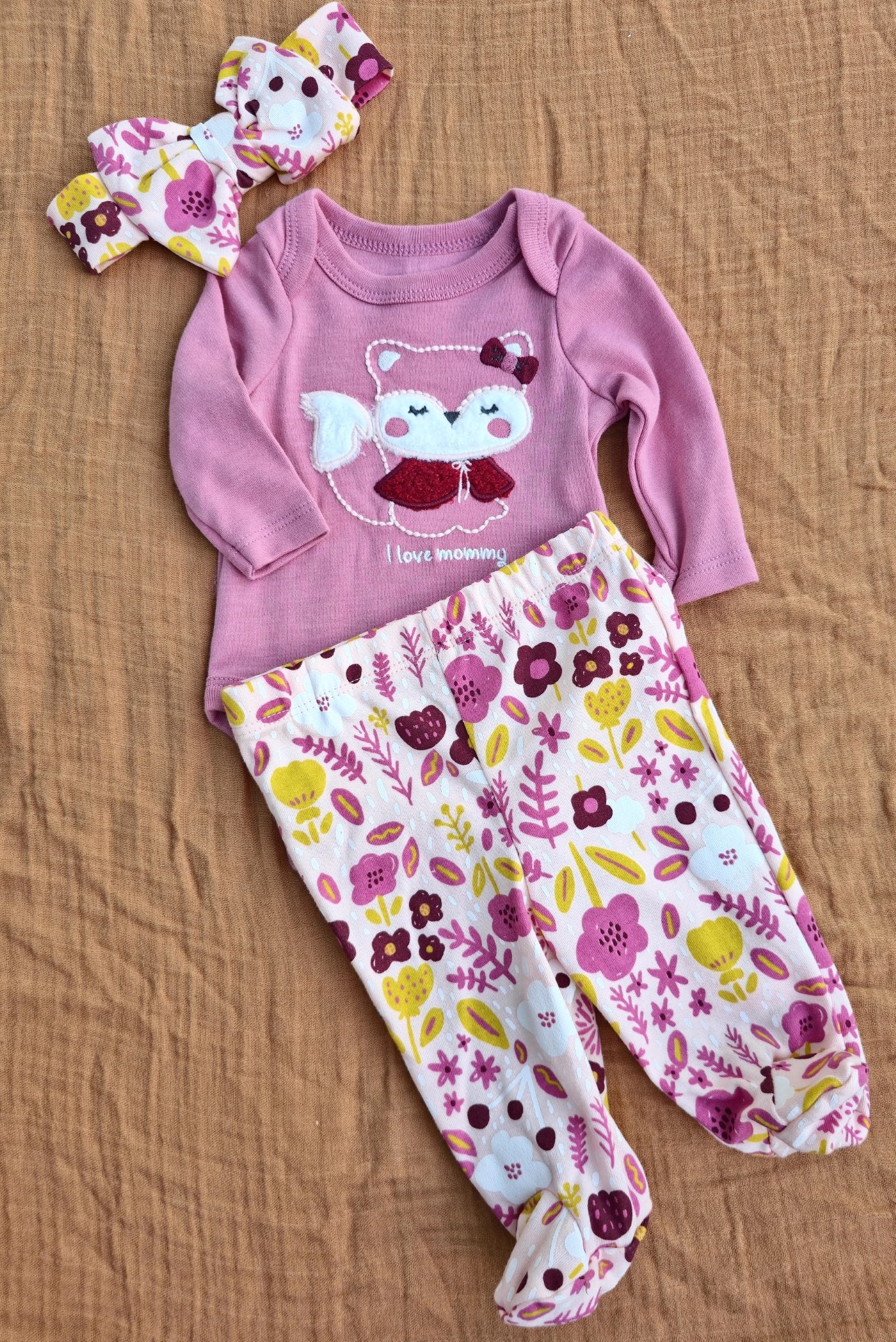 Girls 3 Piece Set- Fox