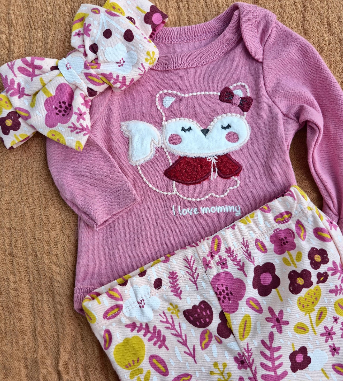 Girls 3 Piece Set- Fox