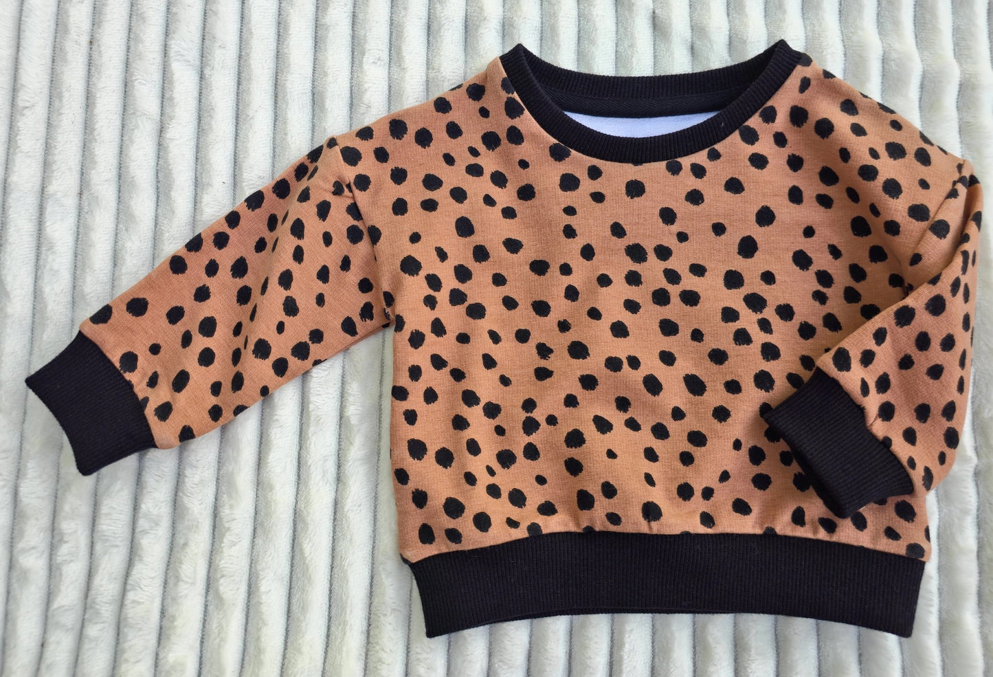 Organic Spotted Sweatshirt Set