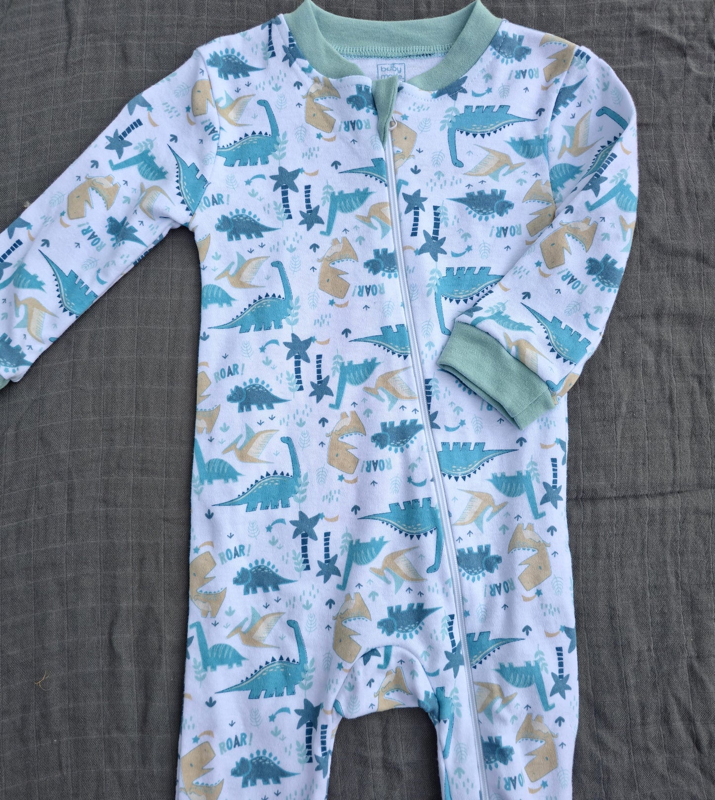Boy’s Interlock Coverall: Dinosaur