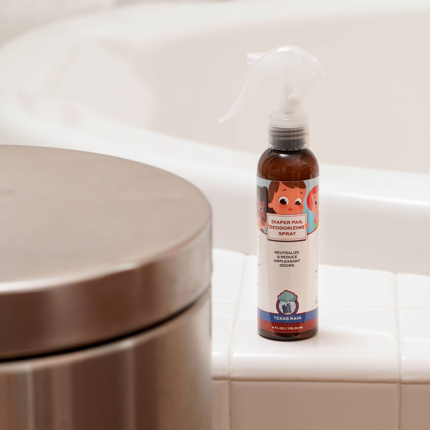 Diaper Pail Natural Deodorizing Spray 4 oz