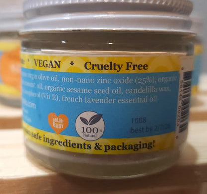 BALM! Baby - SUN 30SPF Natural Mineral Sun Screen- (2oz glas