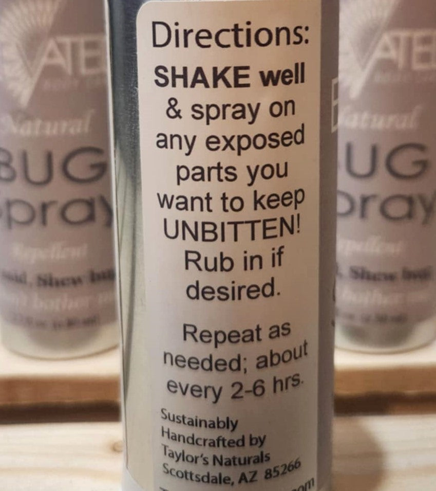 ELEVATED - SHEW BUG! Natural Bug Repellant Spray - 2.7oz.