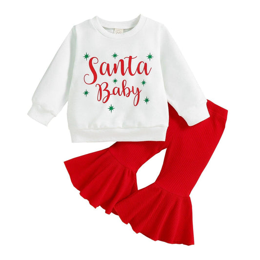 Santa Baby Bell Bottoms Outfit