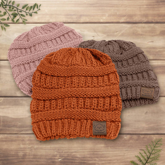 Warmzy Beanies 3-Pack (Tawny)