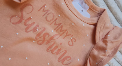 Mommy's Sunshine Floral Coveralls | 3-Piece