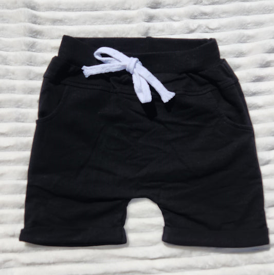 Black Casual Shorts