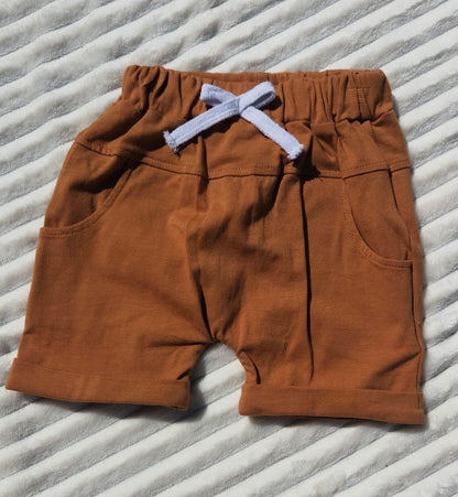 Brown Casual Shorts