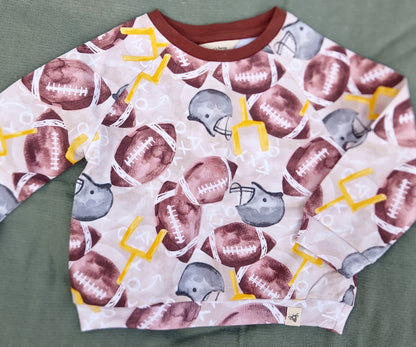 Football Season Organic Sweatshirt Set