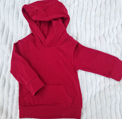 Hoodie and Tie-dye Joggers Outfit - Red