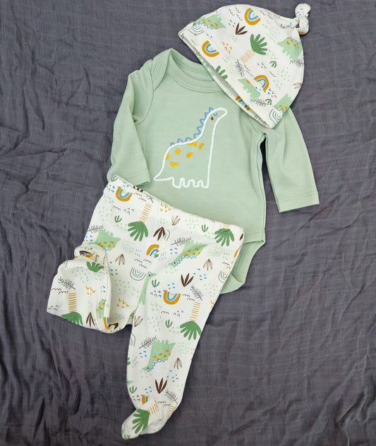 3 Piece Set- Dinosaur