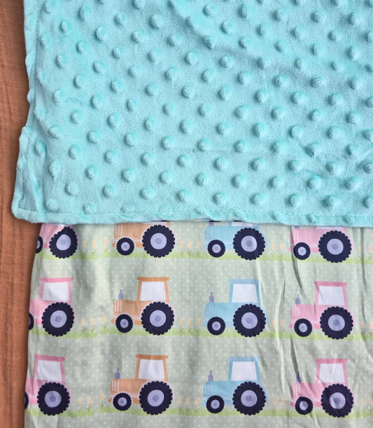 Fun On The Farm Minky Blanket