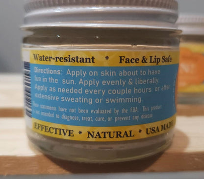 BALM! Baby - SUN 30SPF Natural Mineral Sun Screen- (2oz glas