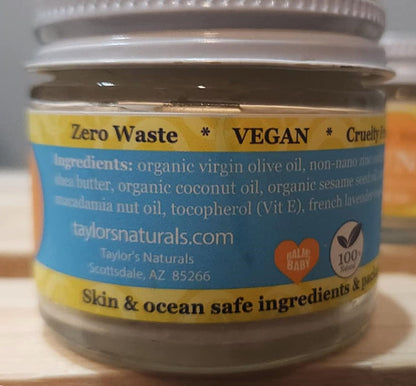 BALM! Baby - SUN 30SPF Natural Mineral Sun Screen- (2oz glas