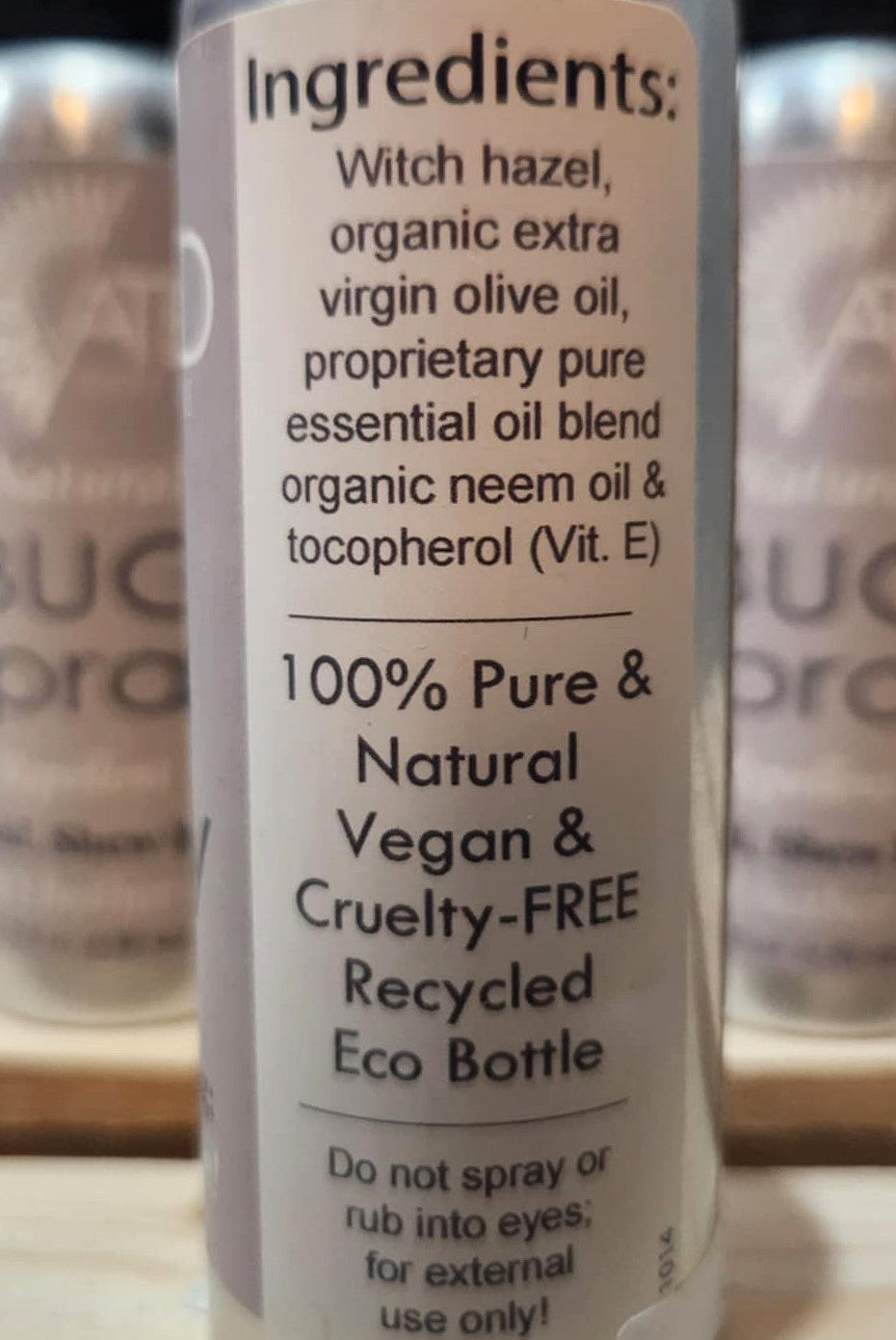 ELEVATED - SHEW BUG! Natural Bug Repellant Spray - 2.7oz.