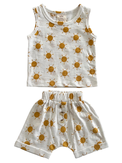 Sun / Organic Tank & Short Set